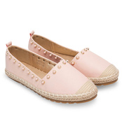 Espadryle damskie Ideal Shoes H-6556 Różowe