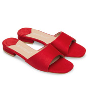 Klapki damskie Bestelle W-89 Czerwone