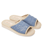 Kapcie damskie Natural Style NS-096 Niebieskie