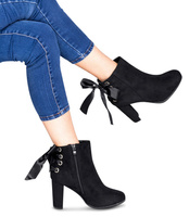 Botki damskie Abloom A852 Czarne