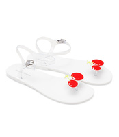 Sandałki damskie Ideal Shoes K-3700 Białe