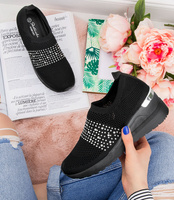 Buty sportowe damskie Skotnicki P-3-0589 Czarne