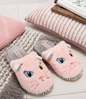 Kapcie damskie Natural Style NS-230 Różowe