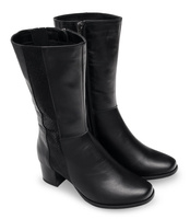 Kozaki damskie Pesco 1798 Czarne