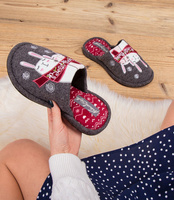 Kapcie damskie Natural Style NS-236 Szare