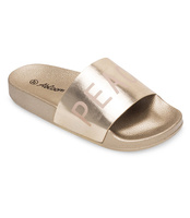 Klapki damskie Abloom WL169 Złote