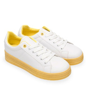 Buty sportowe damskie Abloom W-68 Biało-Żółte