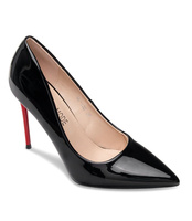 Czółenka damskie Laura Mode QL-132 Czarne