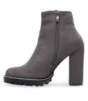 Botki damskie Abloom 58-581 Szare