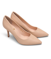 Czółenka damskie Laura Mode QL-263 Beżowe