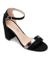 Sandałki damskie Laura Mode QL-110 Czarne