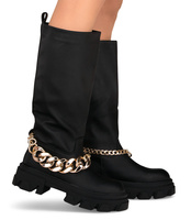 Kozaki damskie Joalice F07 Czarne