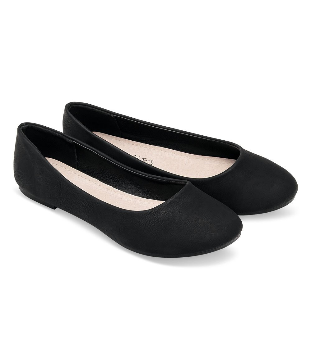 Balerinki damskie Skotnicki P-3-0569 PU Czarne