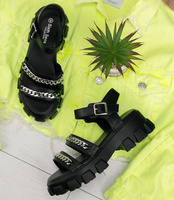 Sandałki damskie Sixth Sens X-178 Czarne