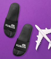 Klapki męskie Kubota Basic KKBB01 Czarne