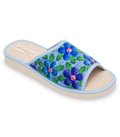 Kapcie damskie Natural Style NS-053 Niebieskie