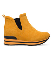 Botki damskie Foreverfolie HQ101 Żółte