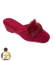 Kapcie damskie Natural Style NS-032 Bordowe