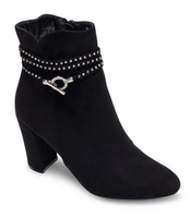 Botki damskie Abloom 58-580 Czarne