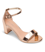 Sandałki damskie Style Shoes 6906 Szampańskie