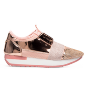 Buty sportowe damskie N/M KS-1117 Różowe