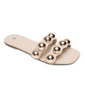 Klapki damskie N/M F-04-01 Beżowe