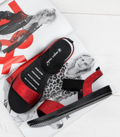 Sandałki damskie Super Mode 7275 Czerwone