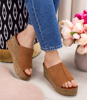 Klapki damskie Skotnicki KL-3/4014 Brązowe