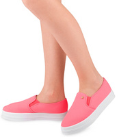 Tenisówki damskie Ideal Shoes X-2501 Różowe