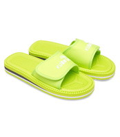 Klapki damskie Kubota Rzep KKRZ13 Zielone Neonowe