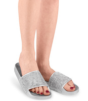 Klapki damskie Girlhood DA-18 Srebrne