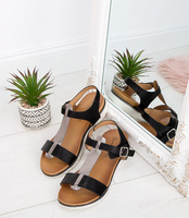 Sandałki damskie Laura Mode K-17 Czarne