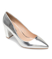 Czółenka damskie Abloom A120-2 Srebrne