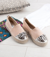 Espadryle damskie Bestelle L184 Beżowe