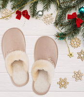 Kapcie damskie Natural Style NS-080 Beżowe