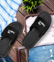 Klapki męskie Kubota Rzep KKRZ01 Czarne