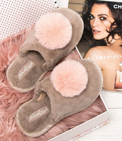 Kapcie damskie Natural Style NS-246 Beżowe