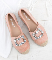 Espadryle damskie Bestelle Y931-9 Różowe