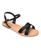 Sandałki damskie Abloom WL282 Czarne