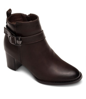 Botki damskie Skotnicki B-3-1357 Ciemnobrązowe