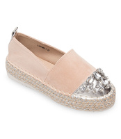 Espadryle damskie Bestelle L184 Beżowe