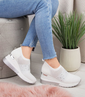 Buty sportowe damskie N/M HQ257 Białe