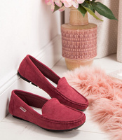 Mokasyny damskie Skotnicki P-3-0566 Bordowe