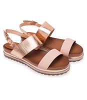 Sandały damskie Bestelle 219-SA-1 Szampańskie