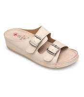 Klapki damskie Skotnicki KL-3-3022 Beżowe