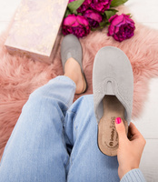 Kapcie damskie Inblu BJ-129 Szare