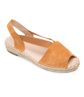 Sandałki damskie Ideal Shoes SA-2893 Brązowe