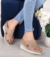 Klapki damskie Skotnicki KL-3-0611 Beżowe