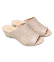 Klapki damskie Pesco 1539 Beżowe