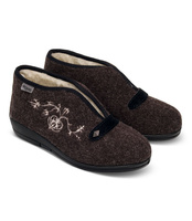 Kapcie damskie Dr Orto 031D027 Brązowe